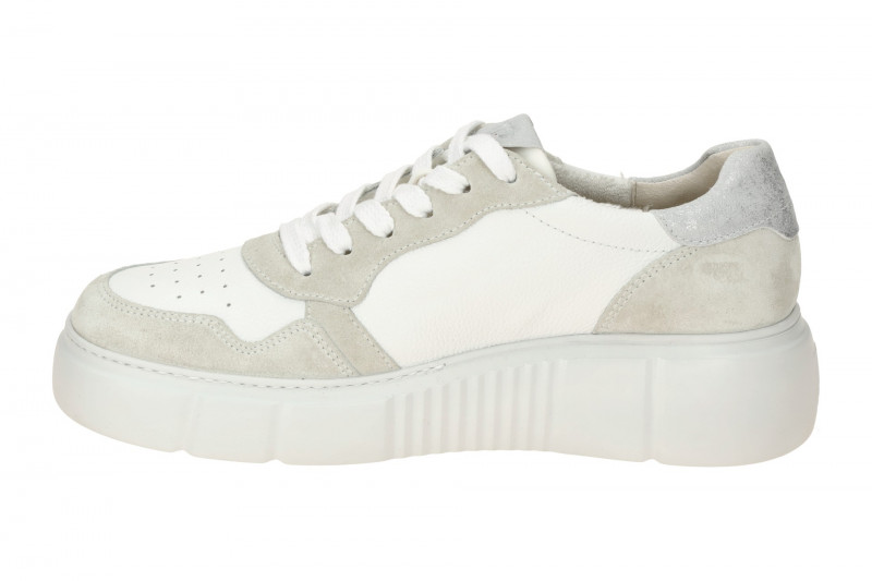 Paul Green Sneaker Schuhe weiß offwhite perforiert 5401