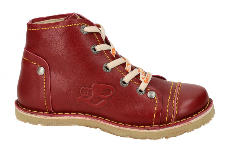 Eject Sony1Deal Stiefelette Boots rot Glattleder 9598