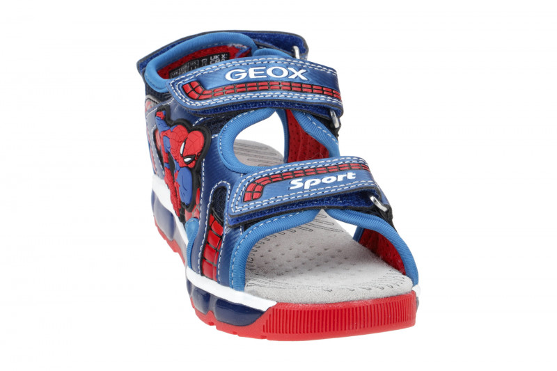 Geox Android Kinder Sandale blau Spider-Man J350QA