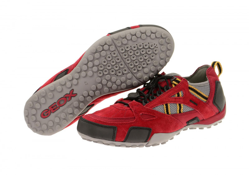 Geox U5207C 02214 C0857 Snake dark-red grey