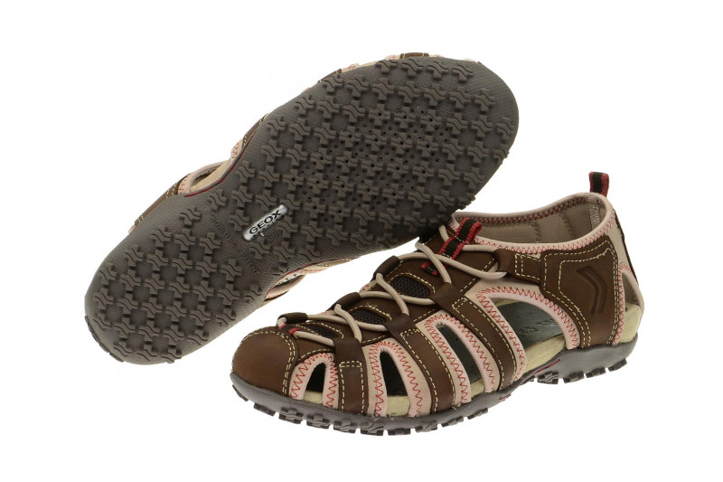 Geox Sand.Strel Sandale braun beige D7125U