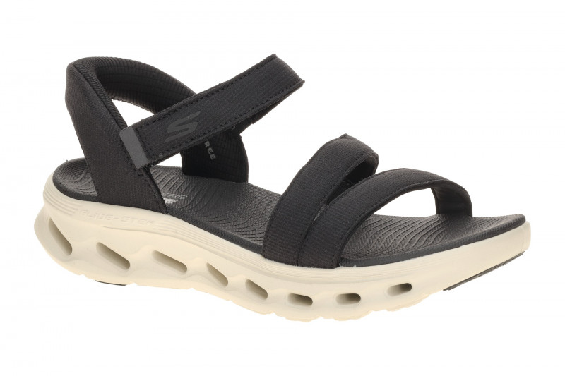 Skechers Sandalen Go Walk Gliede Step schwarz Slip-Ins 141269