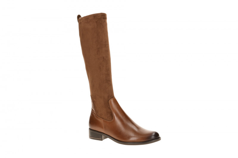Caprice Lang Schaftstiefel braun cognac Stretch 25514
