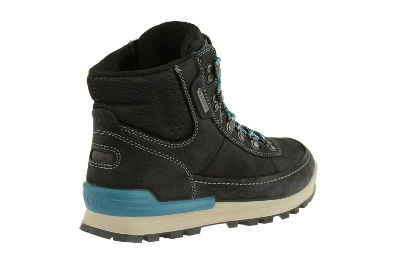 ecco Oregon Herren Stiefel schwarz Gore-Tex