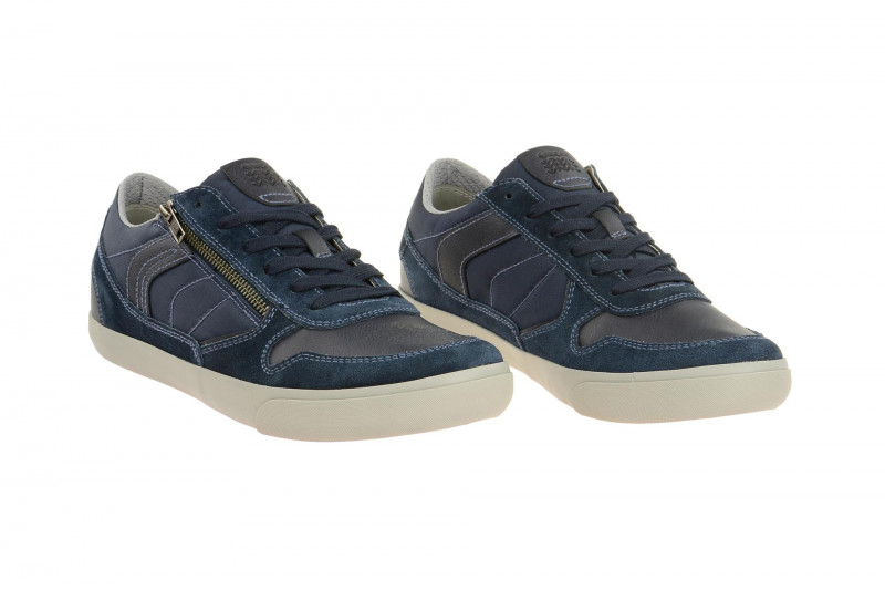 Geox Box Schuhe blau grau U82R3C