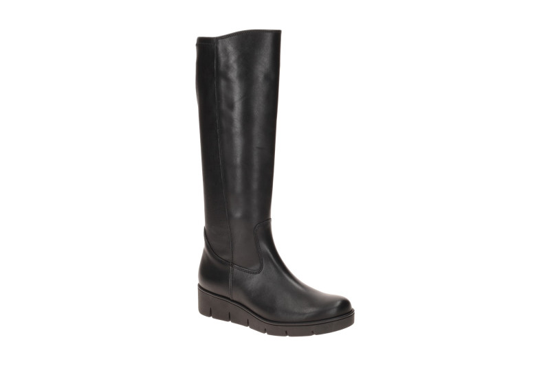 Gabor Keil Schaftstiefel schwarz Glattleder Stretch 8005.03.001