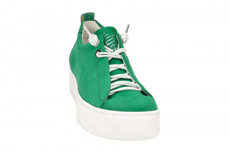 Paul Green Sneaker Plateau Schuhe grün Nubuck 5017