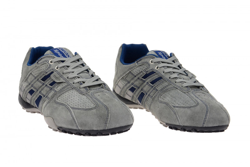 Geox Respira Snake K Sneakers in grau blau Herrenschuhe