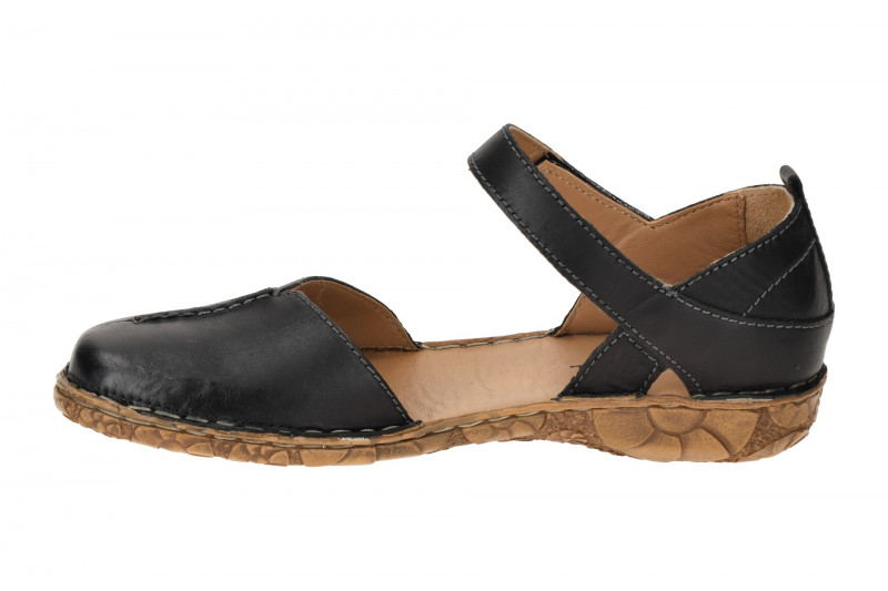 Josef Seibel Sandale Rosalie 42 schwarz Glattleder