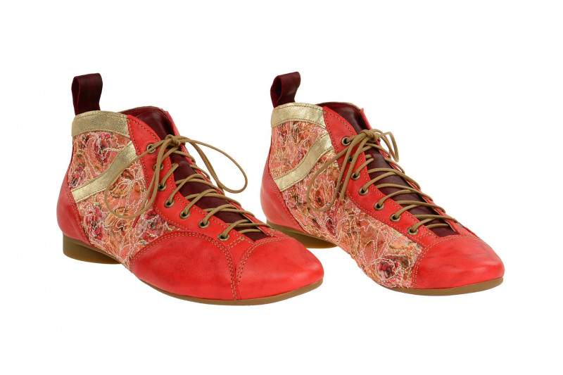 Think Guad Stiefelette rot chilli