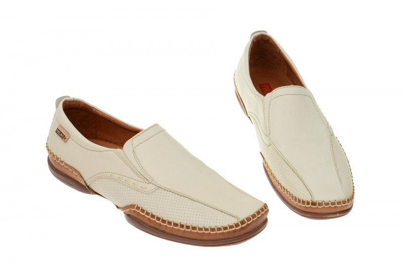 Pikolinos Slipper Puerto Rico weiß braun 03A-3020