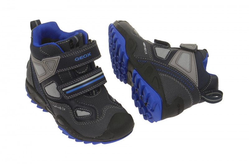 Geox Respira Jungen Stiefel Savage ABX in blau Allwetter Boots