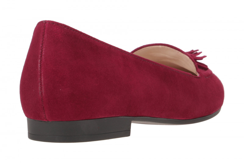 Gabor Slipper Ballerinas bordo rot Velour 31.303.15