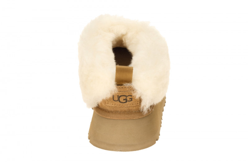 UGG Tazzele Boots Plateau Slipper braun chestnut Warmfutter