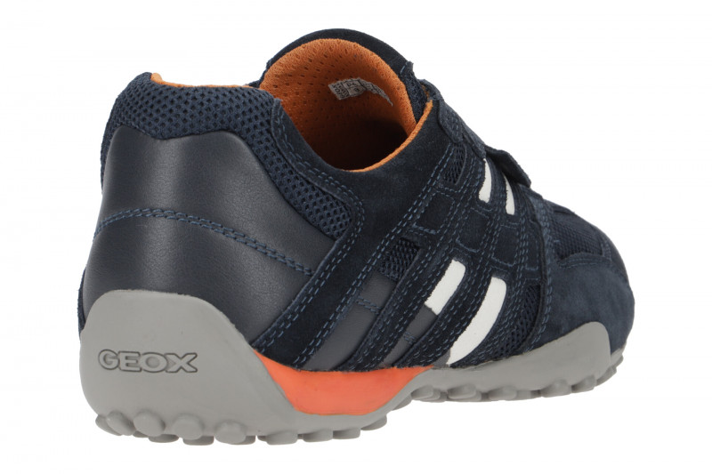 Geox Snake Slipper Schuhe blau orange U4207L