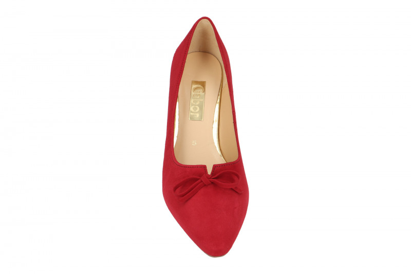 Gabor Pumps rubin rot Samt 25.147.15