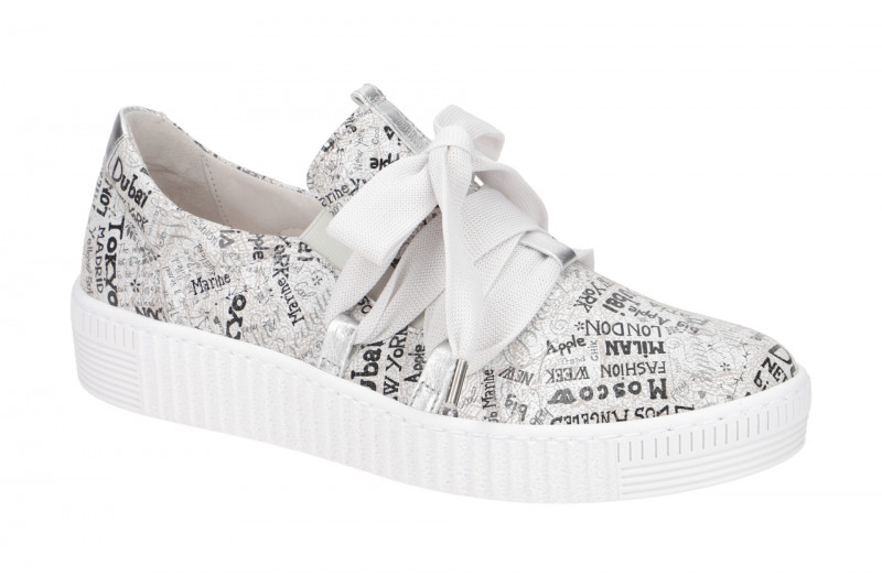 Gabor Schuhe grau Letter Damen Slipper 83.333.39