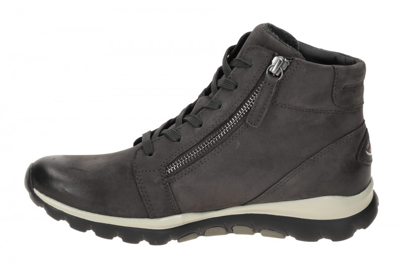 Gabor RollingSoft Schuhe Stiefel dunkelgrau Nubuck