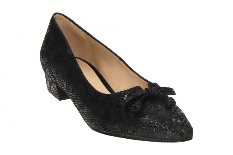 Peter Kaiser Pumps schwarz Snake schimmernd 72241