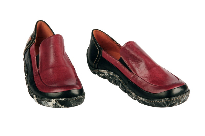 Eject Flight Schuhe in schwarz rot Herren 12993