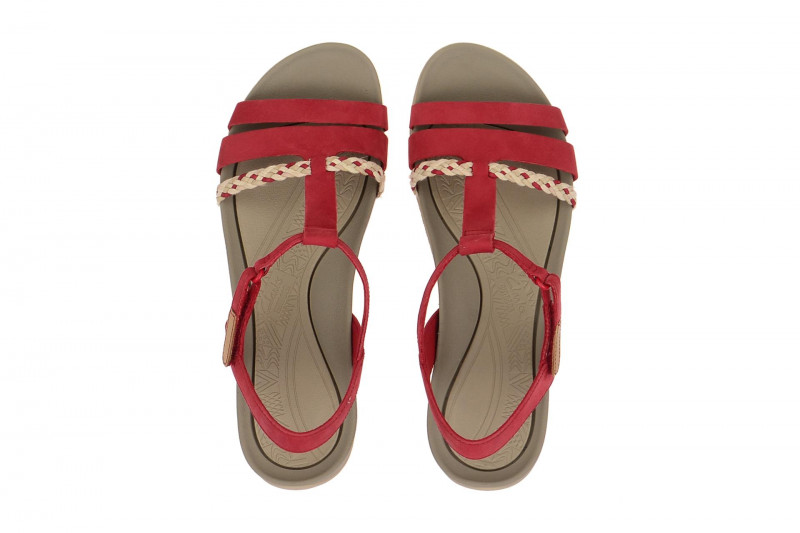 Clarks Tealite Grace Damen Sandale rot