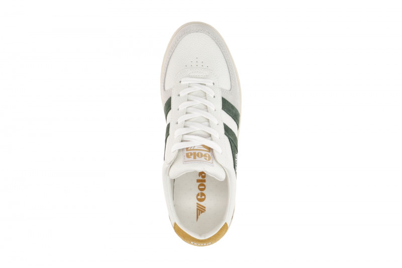 Gola Grandslam Trident Schuhe Sneakers weiß dunkelgrün CLA415