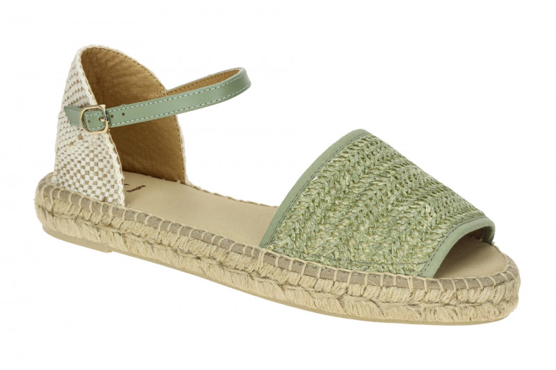 Geox Lampedusa Sandale grün mint Bast D55V0B