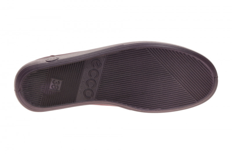 Ecco Soft 2 Schuhe lila uni Schnürer 206503