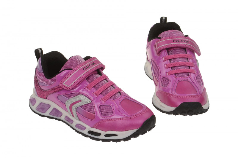 Geox Respira Shuttle Girl Kinder Schuhe in pink Mädchen