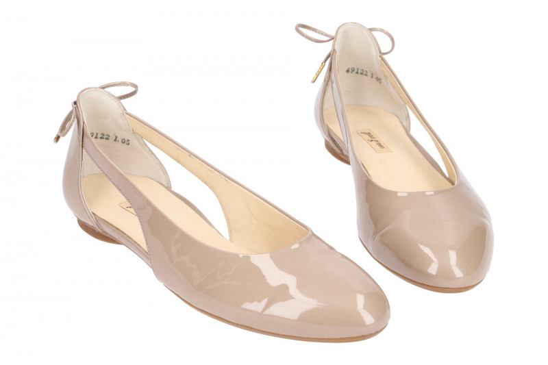 Paul Green Ballerina Schuhe taupe beige 3553
