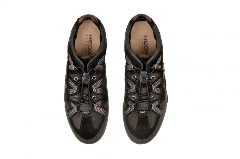 Geox Schuhe Snake - schwarz Herrenschuhe Gummizug