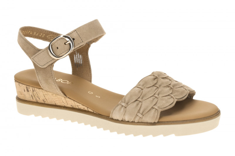 Gabor Keil Sandale sand beige Velour 82.758.30