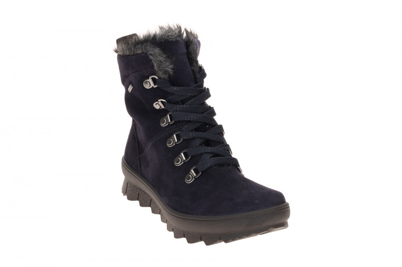 Legero Novara Stiefel blau oceano Velour GORE-TEX 530