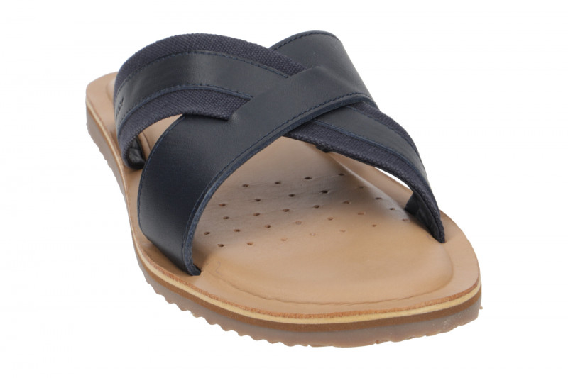 Geox Artie Herren Kreuz Pantolette blau navy