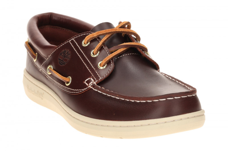 Timberland Portofino Pier Schuhe dunkelrot Bootsschuhe 0A6CXM