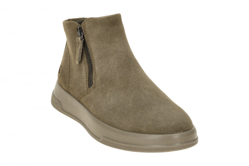 Ecco Move Stiefelette taupe grau Damen Zip 223823