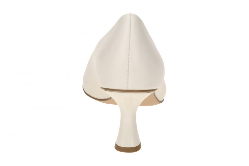 Högl 6000 Schuhe Pumps creme-weiß geschlossener Schnitt