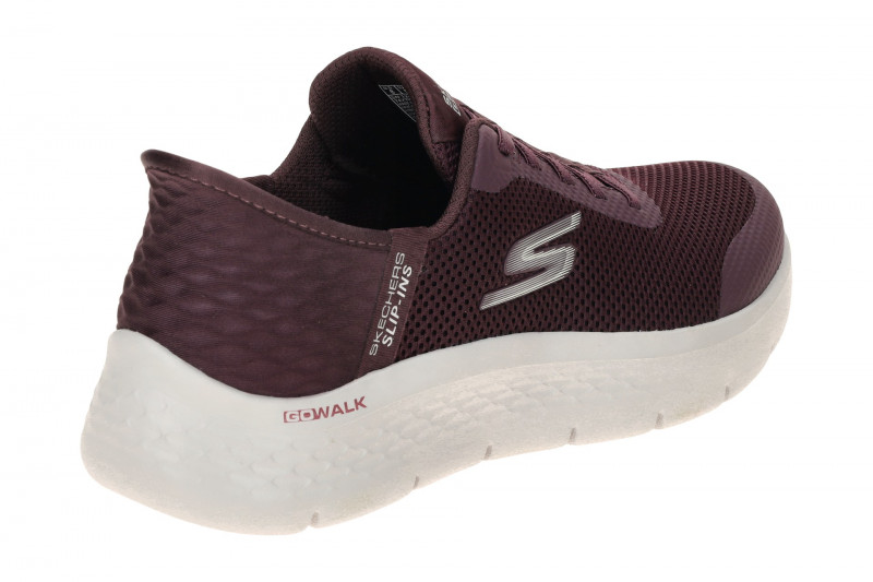 Skechers Go Walk Flex Schuhe rot burgund Slip Ins 124836
