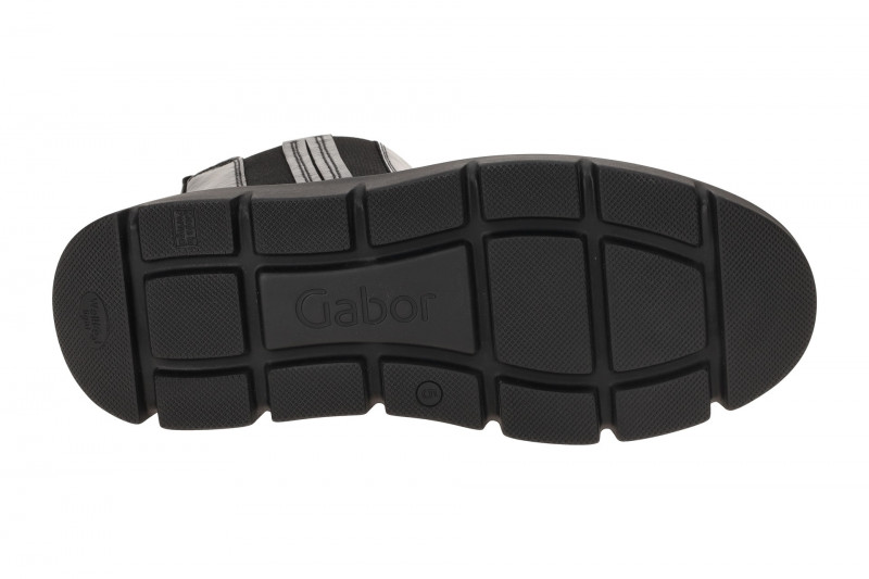 Gabor Stiefelette schwarz Lack Plateau Boots 73.743.97
