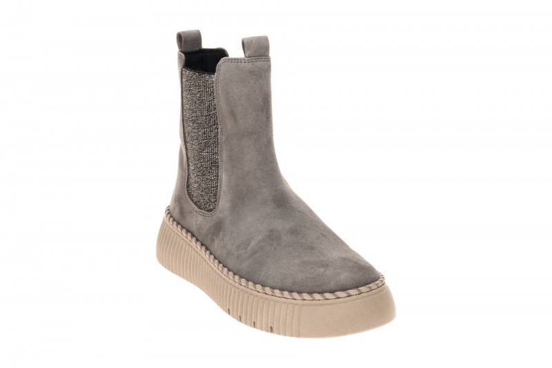 Gabor Stiefel grau taupe Velour Plateau Boots 8014.01.003