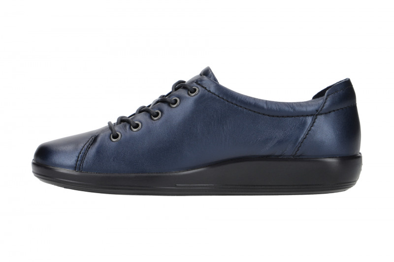 Ecco Soft 2 Schuhe blau metallic