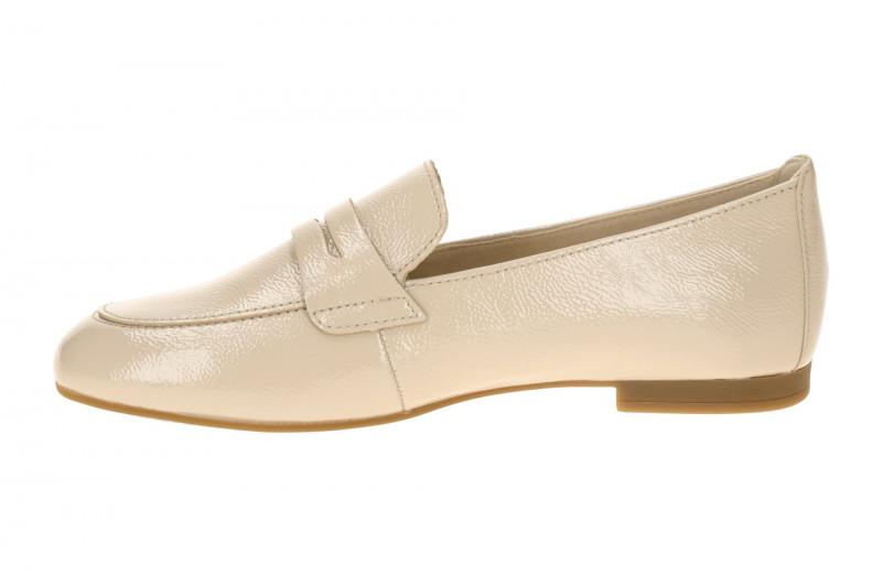 Gabor Schuhe Slipper beige Lack 85.213.92