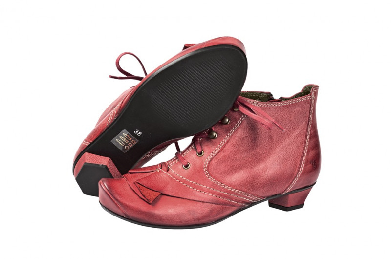 Tiggers Sara Stiefeletten in rot mit Lederfutter