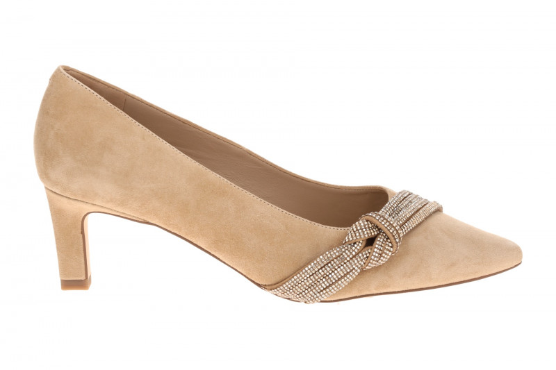 Peter Kaiser Pumps braun hazel Strass Glitzer 72406