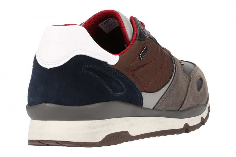 Geox Sandford Schuhe grau rot U44S7A