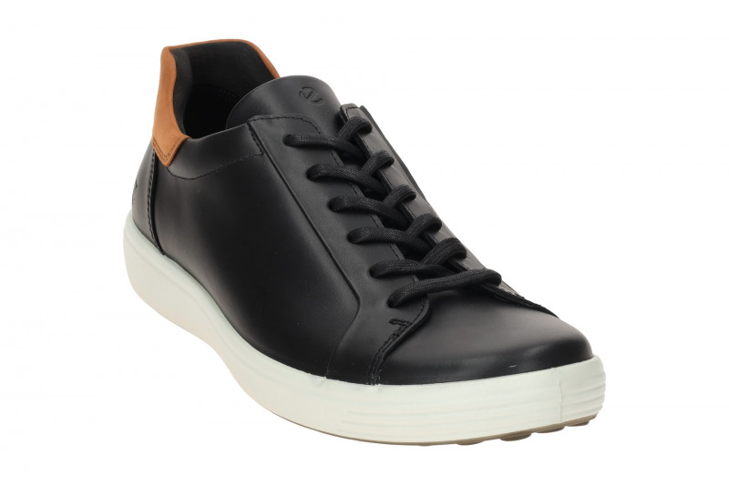 Ecco Soft 7 Schuhe schwarz Herren SLIP-ON Sneakers 470824