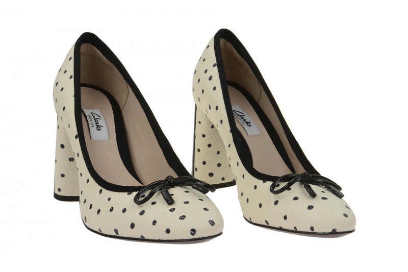 Clarks Pumps Idamarie Faye weiß schwarz 26118812 4