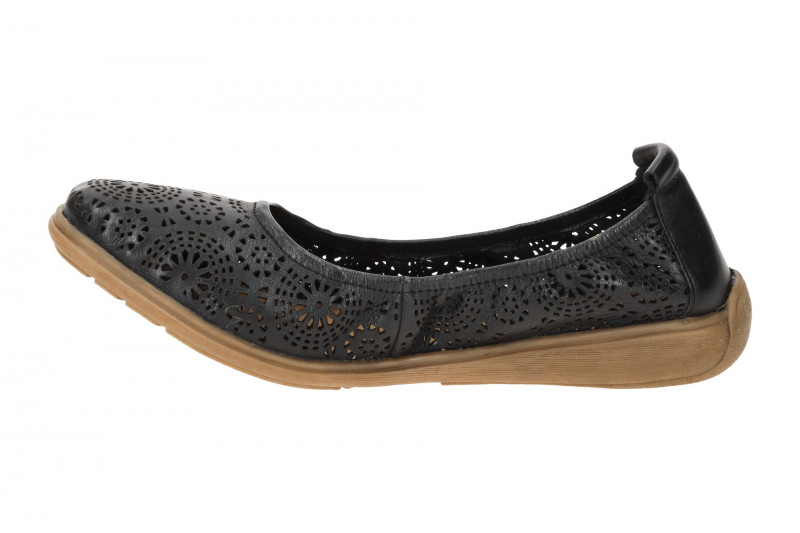 camel active Cloud Ballerinas schwarz gelocht 54CU202