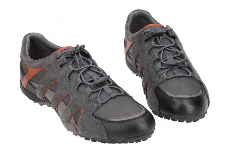 Geox Snake Schuhe grau orange U8407A