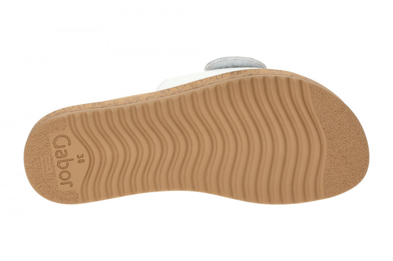 Gabor Plateau Pantolette weiß 63.760.21